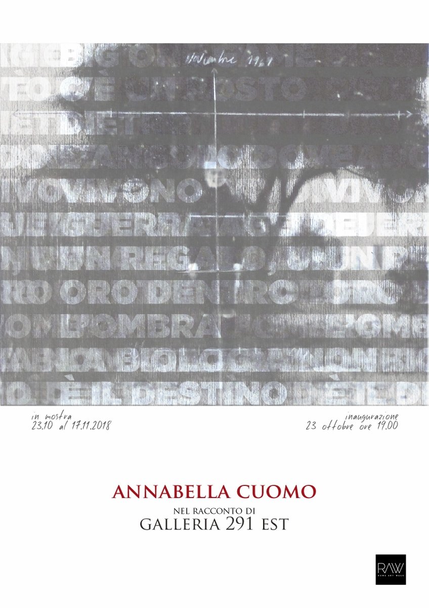 Annabella Cuomo nel racconto di Galleria 291 EST